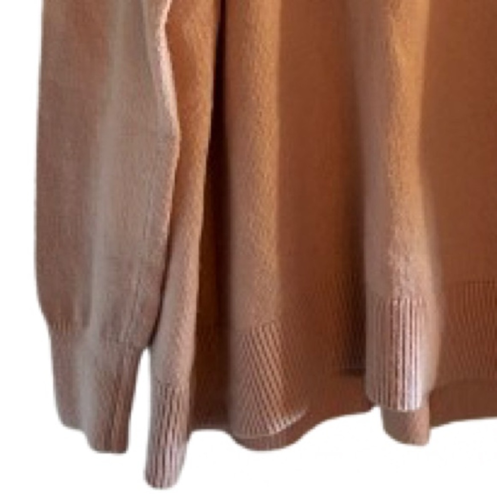 Boden Split Back Pink Sweater XL Balletcore Quiet Luxury - Picture 5 of 7